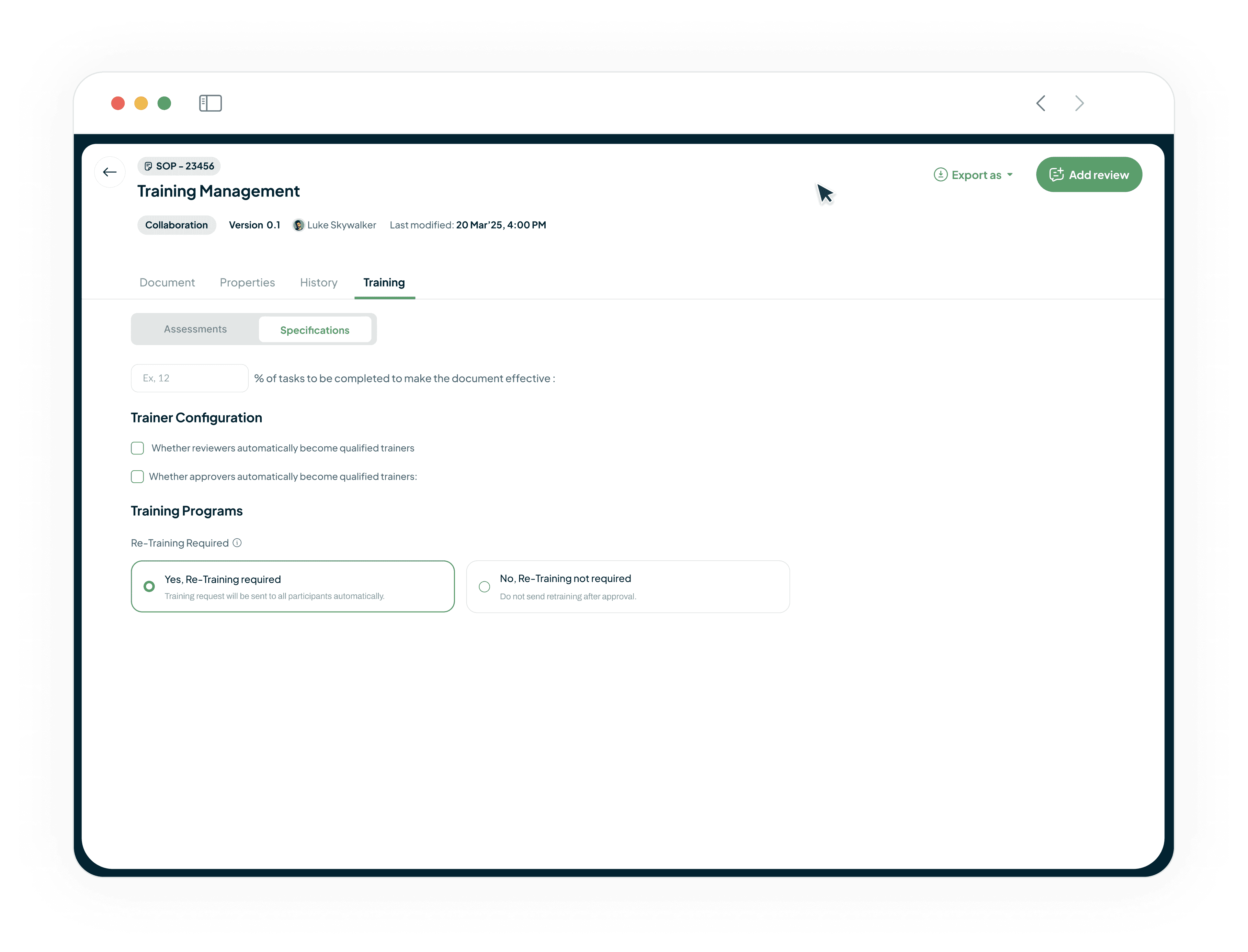 Automatically Close Training Gaps